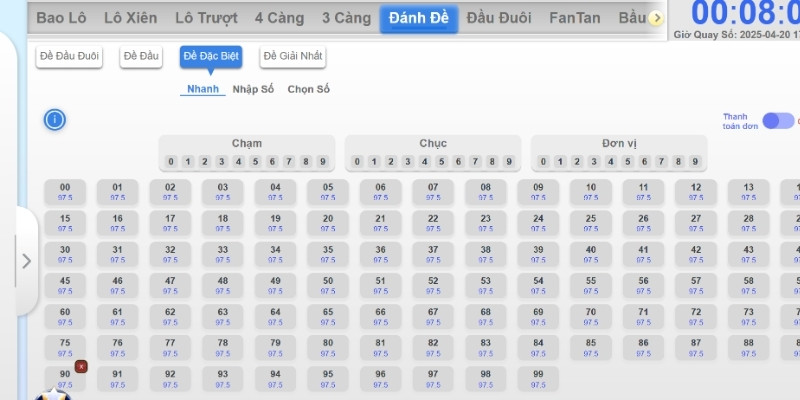 Các bước chơi xổ số Saba