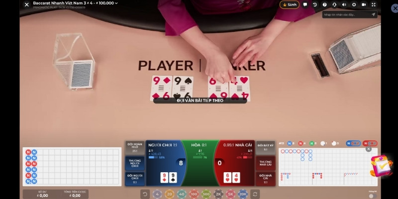 Cầu Baccarat dạng xen kẽ