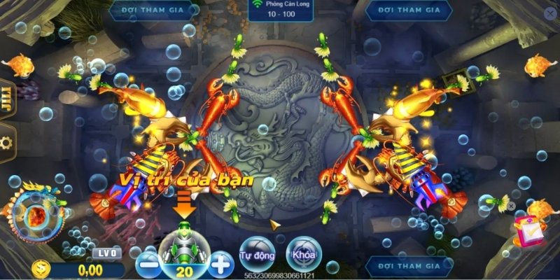 Thực hiện nã đạn ngay đầu cá Dragon King