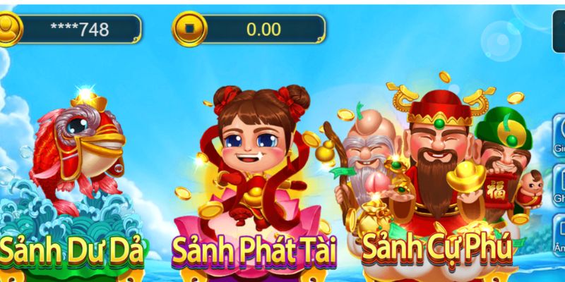 Top Player Gaming bắn cá có nhiều vũ khí